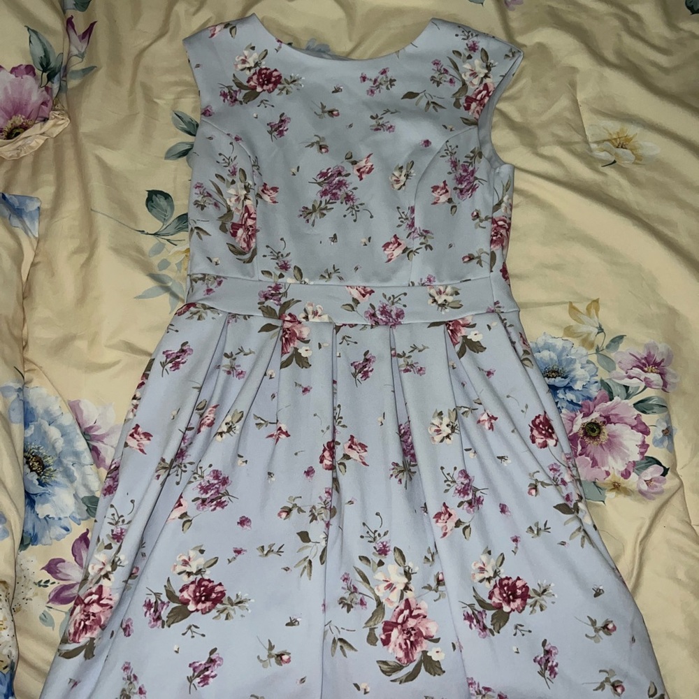 Baby Blue Baby Doll Dress